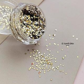 (TFT) 1mm Mini Ngôi Sao Lấp Lánh Móng Tay Lấp Lánh Lấp Lánh Pentagram Trang Trí Móng Tay Thiết Kế Salon Móng Tay Phụ Kiện Dễ Thương DIY Nail Art Design MỚI