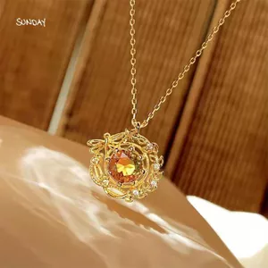 Vòng cổ nữ thời trang mùa xuân, thiết kế sang trọng có ánh sáng, quà tặng hoàn hảo cho bạn gái