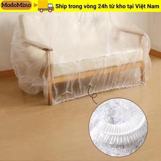 MODOMINO Vỏ Bụi Dùng Một Lần, Vỏ Bụi Nội Thất Chống Thấm Nước Trong Suốt, Kích Thước Lớn Tất Cả Bọc Nhựa Co Giãn Bụi Phim Cải Tạo Nhà