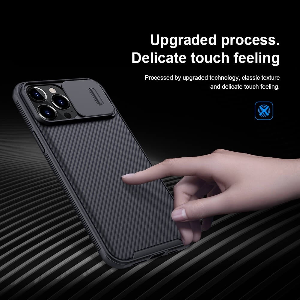 [Chính Hãng] Ốp Lưng Nillkin CamShield Pro iPhone 16/15/14/13/12 Series - Nắp Trượt Bảo Vệ Camera, Chống Sốc Toàn Diện