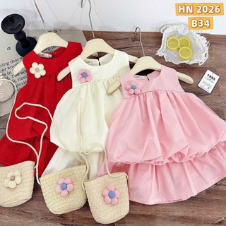 10-30kg Set áo bí hoa mix chân váy HN