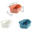 JUNYUE88US Hộp đựng rác treo nhà bếp, Giỏ đựng rác bằng nhựa hình đám mây, Công suất lớn sáng tạo Tiết kiệm không gian Cửa tủ Thùng rác Phòng tắm