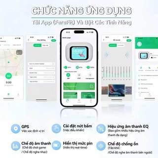 Tai Nghe Thông Minh A11 PRO Kết Nối App Với 26 Chức Năng, Màn hình cảm ứng màu OLED 1,85 inch,Tùy chỉnh hình nền, Chơi trò chơi, Đồng bộ hóa tin nhắn, Chống nước IPX6, Thiết kế tùy chỉnh EQ, Tên Bluetooth tùy chỉnh, Giảm tiếng ồn ANC/ENC