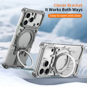 Ốp điện thoại tối giản chống sốc kim loại lỏng từ tính, cho iPhone17 16 15 14 Pro Max Iphone Air 360 độ