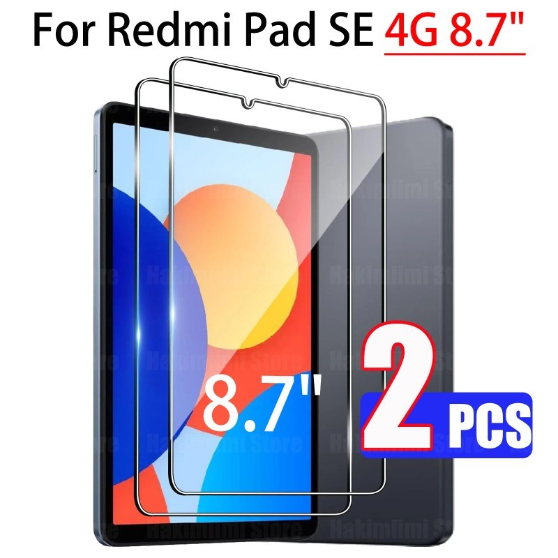 1-2 Chiếc HD Kính Cho Redmi Pad SE 8.7 11 Máy Tính Bảng Kính Cường Lực Bảo Vệ Màn Hình Cho Redmi K Pad 2 Pro 5G 10.61 12.1 8.8 Phim Bảo Vệ Chống Ánh Sáng Xanh