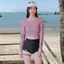 Váy đồ bơi bảo thủ thời trang, bộ đồ tắm cho kỳ nghỉ đi biển