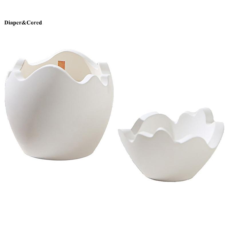 DIAPER & CORED Trứng Hình Nến Khuôn Silicon Có Nắp, Hộp Bảo Quản, Khuôn Làm Thủ Công YTH