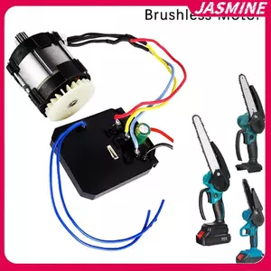 JASMINE Động Cơ Không Chổi Than Thay Thế Cho Máy Cưa Xích Điện Không Dây 4 / 6 / 8 Inch Nâng Cấp Dụng Cụ Điện Phụ Kiện Kính Cường Lực Cao JASMINE