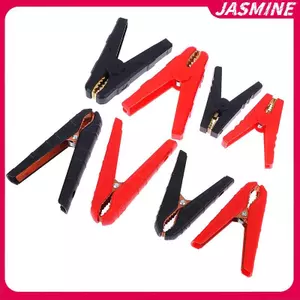 JASMINE 2 CÁI 100 / 200 / 300 / 500A Kẹp cá sấu bằng đồng hạng nặng Thiết bị đầu cuối Pin điện Đầu nối thử nghiệm kẹp cá sấu cho cáp nhảy Tăng cường JASMINE