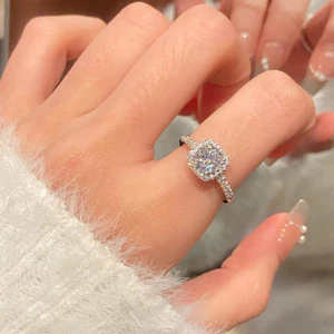Nhẫn Bạc Sterling Zirconia Phong Cách Đơn Giản, Thanh Lịch - Quà Tặng Thời Trang Cho Nữ