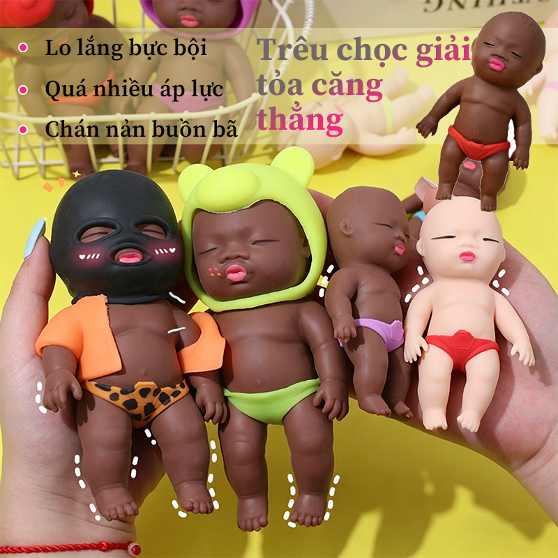 Đồ Chơi Chống Lo Âu Hình Bàn Tay Trẻ Sơ Sinh – Chất Liệu An Toàn, Không Độc Hại, Nắn Bóp Giải Tỏa