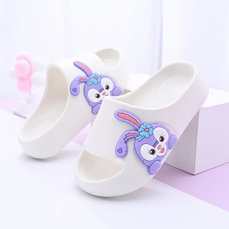 Dép Trẻ Em Hoạt Hình Cô Gái Dễ Thương Đáy Mềm Chống Trơn Trượt Thoải Mái Bé Gái Ngôi Sao Delu Nhà Phòng Tắm Tắm Sandal