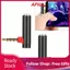 apill ASHATA 3.5mm Góc Có Âm Thanh 90 Độ Nam đến Nữ Tai Nghe Kết Nối Kim Loại Màu Đen