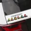 Super Mario Sáng Tạo Dễ Thương Trò Chơi Xe Hơi Miếng Dán Xe Máy Điện Xe Xước Bao Miếng Dán Chống Thấm Nước 26.3.26
