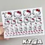 Hello Kitty Chuyển Miếng Dán Kitty Hoạt Hình Dễ Thương Chống Thấm Nước Chống Mài Mòn Cốc Nước Vỏ Điện Thoại Tai Nghe Trang Trí Chuyển Miếng Dán 26.3.26