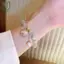 Vòng tay đính cườm Opal và mặt dây chuyền mèo thanh lịch - Sang trọng, đàn hồi