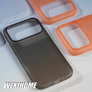 Dành Cho iPhone 17promax Trần Kim Loại Cảm Thấy Mờ Bảo Vệ Ốp Lưng PP Mờ Siêu Mỏng