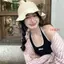 Mũ chống nắng ống hút DARON, Mũ xô dệt kim khí chất phong cách Pháp, Mũ che mặt ngọt ngào rỗng thanh lịch phía biển Mũ đi biển bé gái