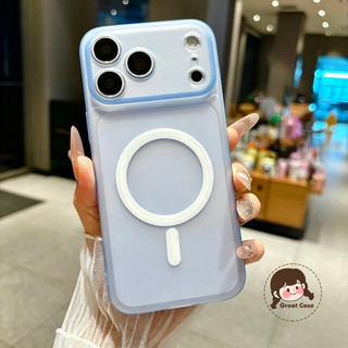 Ốp Điện Thoại Từ Tính Trong Suốt Đơn Giản Cho Redmi 15 15C 15R 14C 14R 13 13C 12 12C 12R 11A 10 Power 10A 10C 5G 4G Sạc Không Dây Mờ Vỏ Mềm Màu Trơn Mờ Dễ Thương
