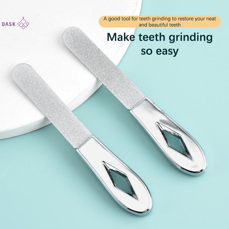 Dụng cụ mài răng khôn thép không gỉ, giấy nhám răng, căn chỉnh răng bạc