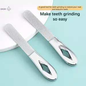 Dụng cụ mài răng khôn thép không gỉ, giấy nhám răng, căn chỉnh răng bạc