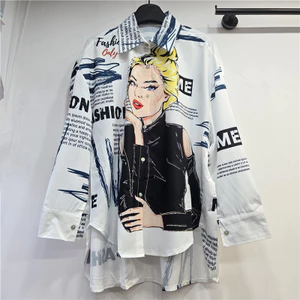 Áo Streetwear Công Nghiệp Nặng, In Chữ Nóng và Thiết Kế Kim Cương Nổi Bật Phù Hợp Mọi Vóc Dáng