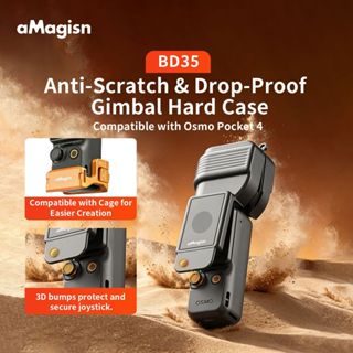 Dành Cho DJI Osmo Pocket4 PTZ Pan Tilt Vỏ Bảo Vệ Di Động Trên Bao Ống Kính Màn Hình Bảo Vệ Chống Trầy Xước Và Chống Rơi vlog Cầm Tay Pocket4 Camera Thể Thao A