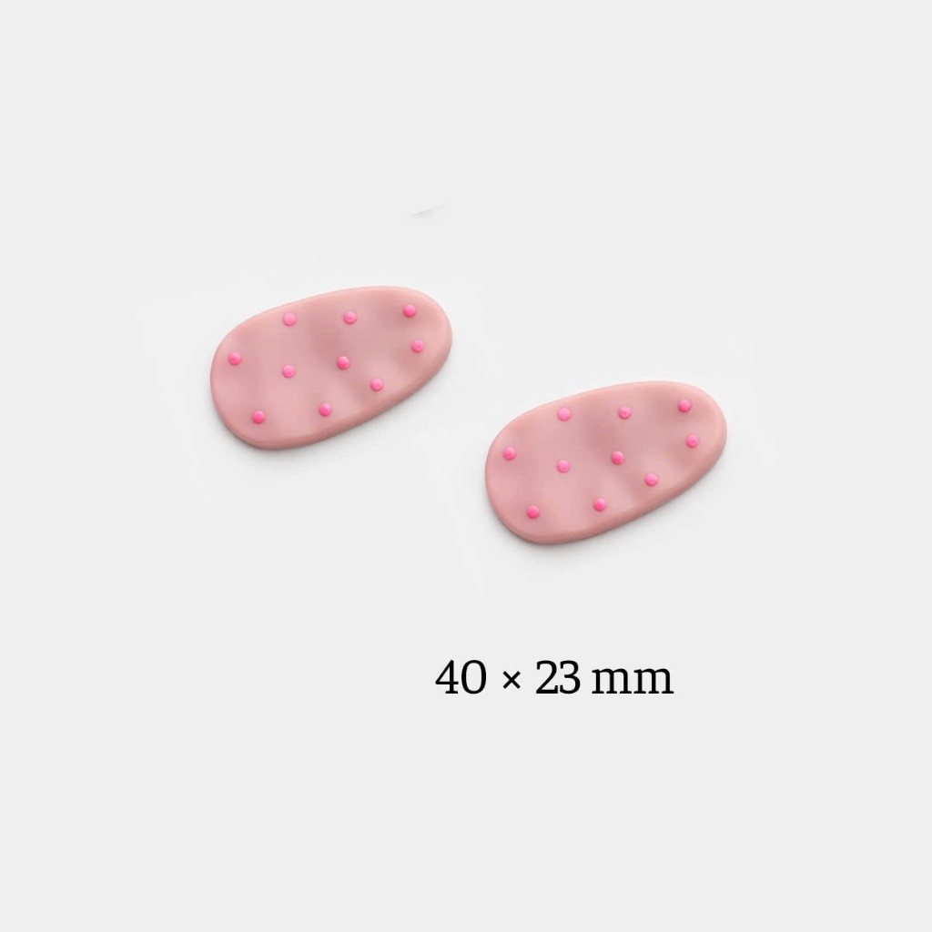 Set charm Hello Kitty tone Hồng barbie đầu mèo bạc (size bé) hàng VIP xịn - Set charm gắn dép siêu đáng yêu cute
