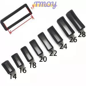 TMOY 7 Kích Cỡ Bla Silicone Dây Đeo Đồng Hồ Giữ Vòng Vòng Cao Su Bule Vòng 14-26 Mm Giữ Giá Đỡ Dây Đeo Đồng Hồ Phụ Kiện TMOY