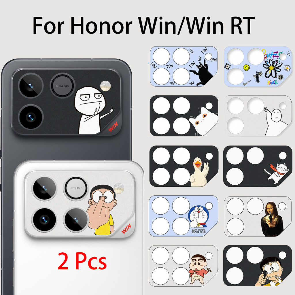 [2 Cái] Phim Dán Giấy Máy Ảnh Mềm In Hình Ngộ nghĩnh Thời Trang Cho Honor Win / WIN RT / Micro Frosted / Chống Trầy Xước Bảo Vệ Camera