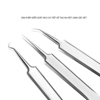 Nhíp Lấy Mụn Đầu Đen Thép Không Gỉ - Thiết Kế Đầu Nhọn Mảnh, Hiệu Quả Và An Toàn Cho Làn Da nhíp gắp mụn đầu đen