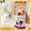 Máy Tính Để Bàn Cọ Trang Điểm Ống Bảo Quản Hoạt Hình Dung Tích Lớn Chống Bụi Mỹ Phẩm Hộp Bảo Quản Bàn Chải Xô Lưu Trữ XBBC