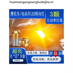 Điện Xe Máy led Bật Bóng Đèn Tín Hiệu Sửa Đổi Đa Năng Phía Trước Phía Sau Bàn Đạp Tín Hiệu 12v Siêu Sáng Phanh Bật Đèn