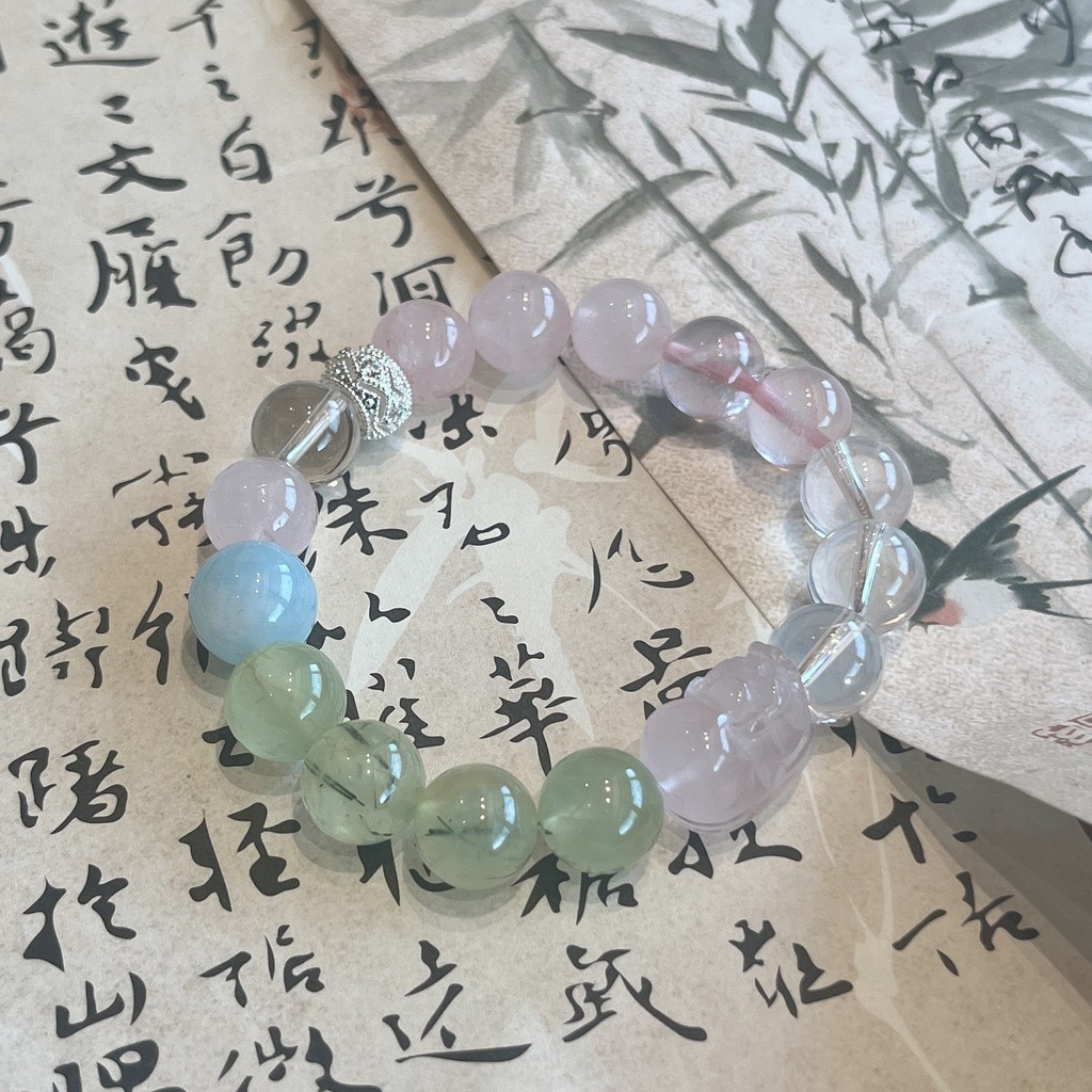 Vòng tay pha lê màu kẹo tươi và ngọt ngào