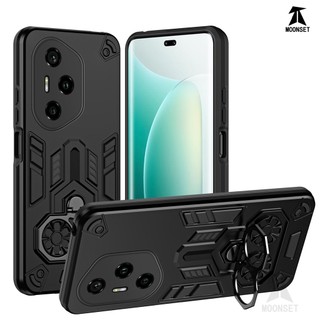 Dành cho Honor 300 Pro / 300 Ultra Ốp điện thoại cứng có giá đỡ vòng loại kéo Chống sốc viền nâng lên mỏng