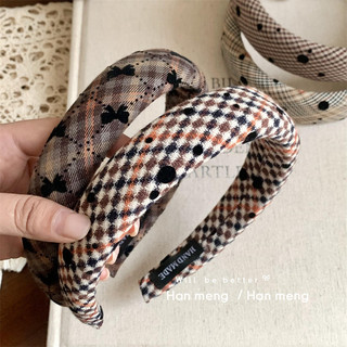 Băng Đô Phong Cách Retro Hàn Quốc Kẻ Sọc Chấm Bi - Thiết Kế Ngọt Ngào Dành Cho Phụ Kiện Tóc Nữ