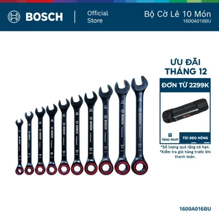 Bộ Cờ Lê 10 Món Thép Đen Bosch 1600A016BU – Chắc Chắn, Đa Năng, Chuyên Nghiệp Chuẩn Đức