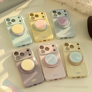 [Sheren] Ốp điện thoại cao cấp màu tương phản Thích hợp cho i17 16 15 14 13 12 11 pro max Vỏ bảo vệ chống sốc
