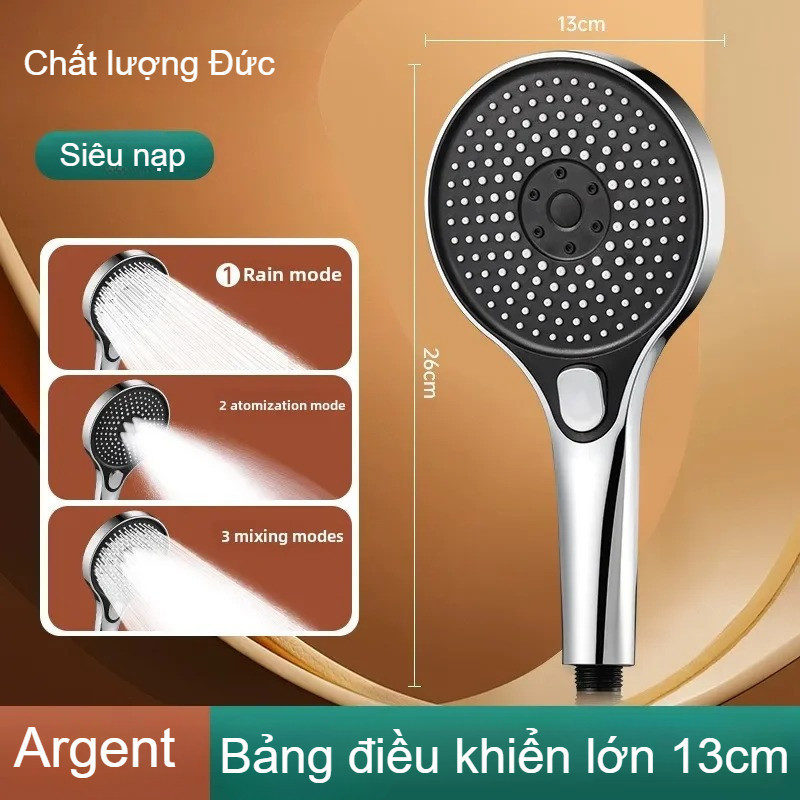 Vòi Sen Tăng Áp Siêu Mạnh - 3 Chế Độ Nước, Tích Hợp Bộ Lọc Nước Đảm Bảo An Toàn Khi Sử Dụng