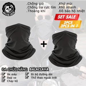 Mặt nạ nửa mặt vải lưới Balaclava - Bảo vệ tia UV hiệu quả