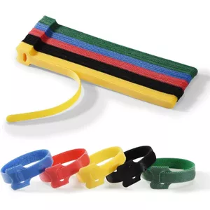 Dây Dán Velcro Quấn Chống Rối Dây Điện Có Thể Tái Sử Dụng, Cáp Sạc, Dây Băng Gai Dây Cáp
