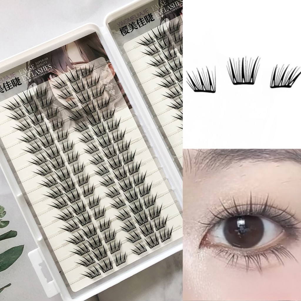Lông mi giả với chiều dài hỗn hợp 9-13mm C Curl Volume Fiber Mi để mặc hàng ngày Tiệc ngày
