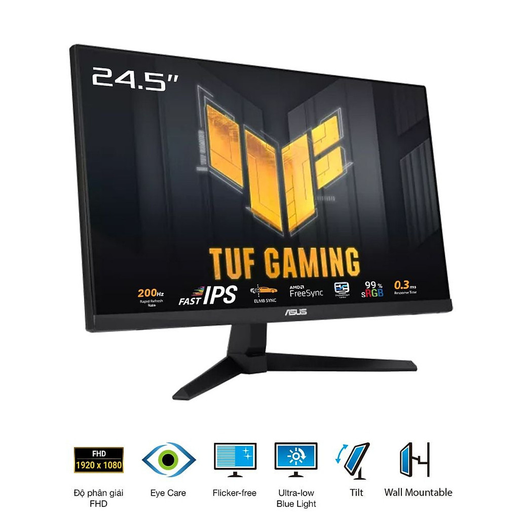 [HỎA TỐC HCM] Màn hình Gaming Asus TUF GAMING VG259Q5A 24.5" Full HD Fast IPS 200Hz