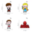 YT4 Stranger Things Mike Eleven Vecna Will Byers Phim hoạt hình hợp kim kẽm quần áo trâm cài phim hàng hóa