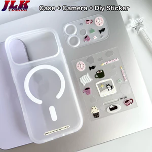Diy Sticker Matte Magnet Case Nâng cấp tức thì 17Pro / Pro Max cho iPhone 17 Air 16 15 14 13 Pro Max Vỏ bảo vệ ống kính máy ảnh có thể tháo rời