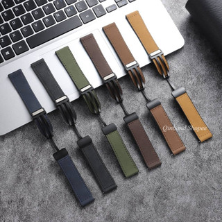 Dây đeo đồng hồ bằng da có khóa từ tính 20mm 22mm Dây đeo đồng hồ phát hành nhanh Khóa từ tính cho nam nữ Đồng hồ thông minh