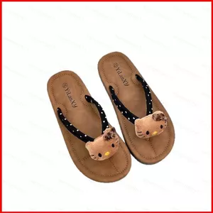 GC1 2026 Mới Dễ Thương Ngọt Ngào Hoạt Hình Flip Flops Thời Trang Ngón Chân Bài Sandal Dép Ngoài Trời Thường Ngày GC1