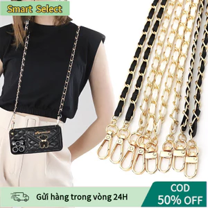 【COD】Dây xích túi xách kim loại mạ vàng chống xỉn màu, đi kèm móc khóa chắc chắn, phù hợp thay thế cho túi xách nữ.