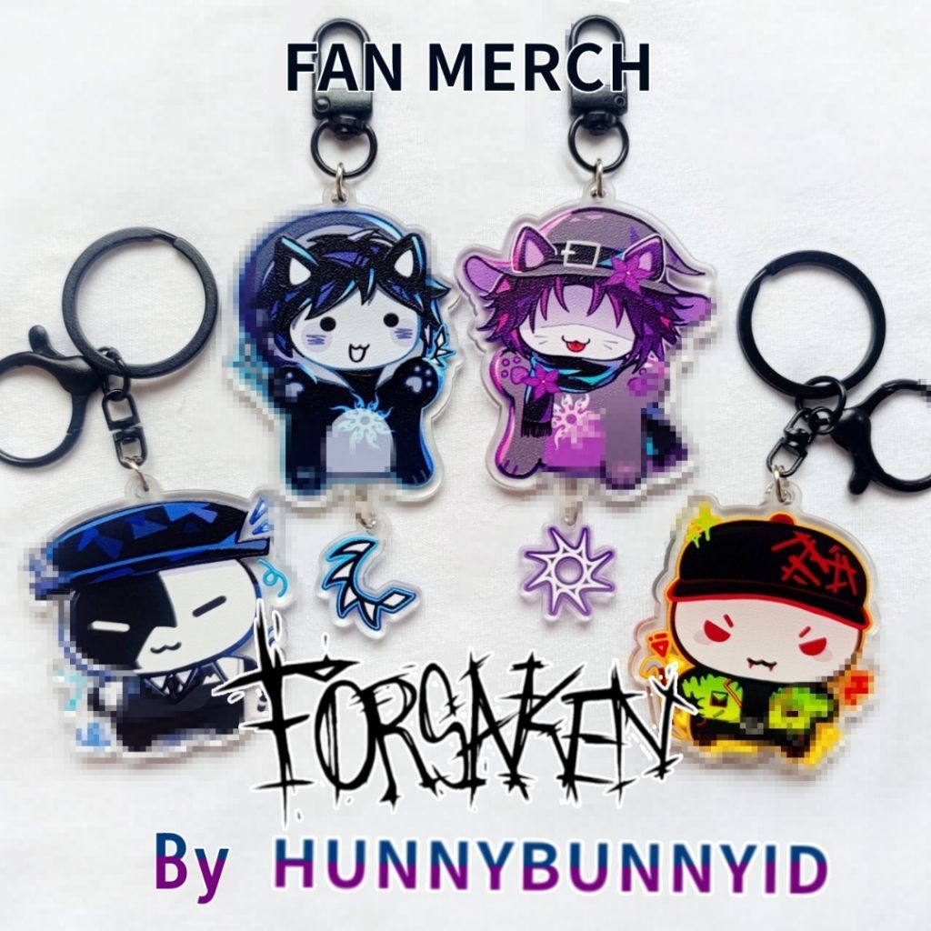 [NEW]Forsaken Keychains guest Gantungan kunci Fanmerch