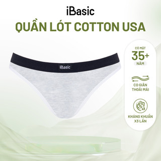 Quần lót nữ bikini cotton USA iBasic kháng khuẩn thể thao năng động PANY108-1